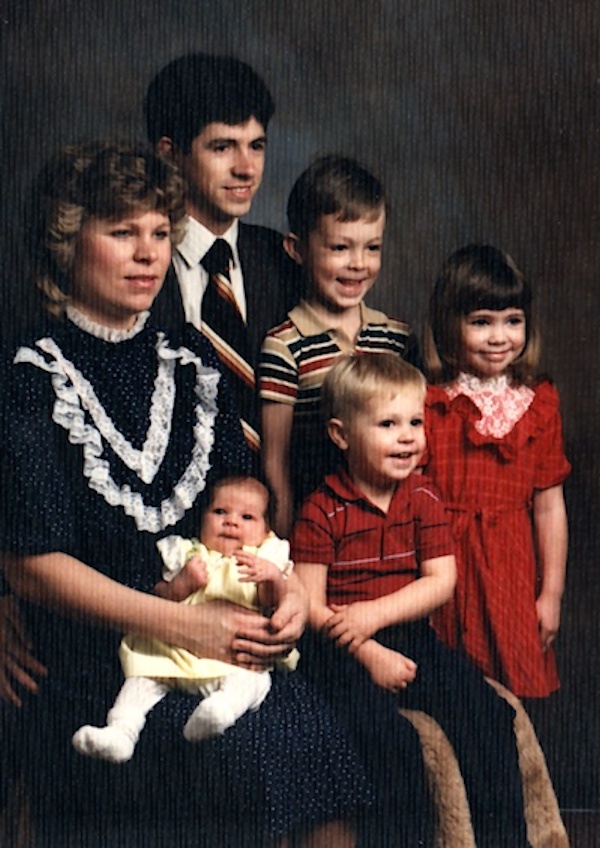 Nancy, Roy, Charles, Jennifer, Adam & Amy 1985